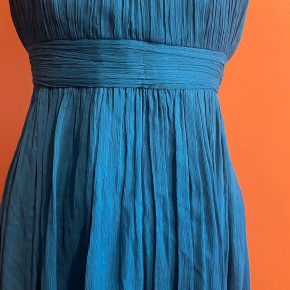 J.  Crew Halter Sinclair Silk Chiffon Bridesmaid Dress Womens Size 2 - Picture 3 of 8